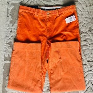 NWT Vineyard Vines Chilmark Orange Corduroys 32xU